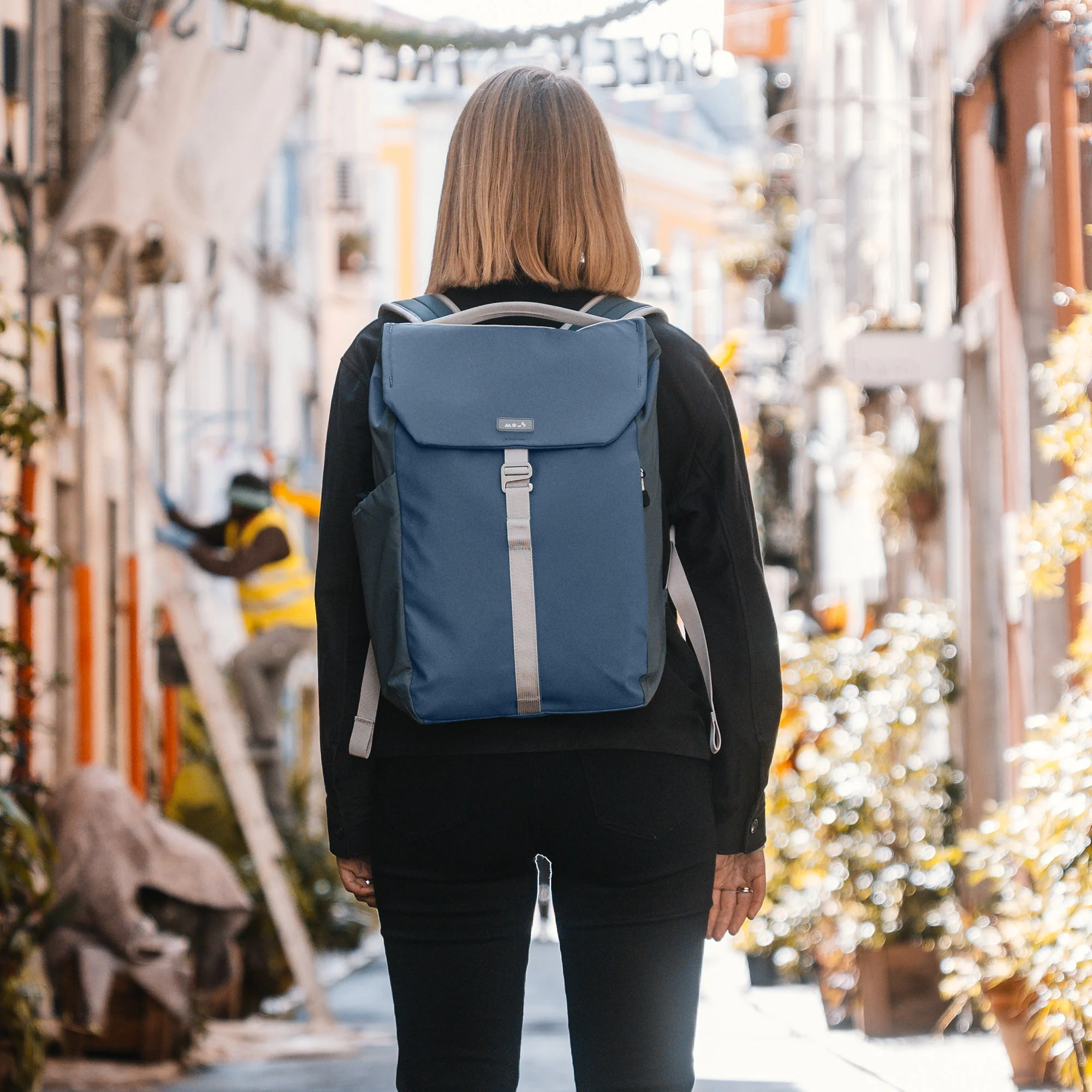 Flap Backpack – Marine - Image 6