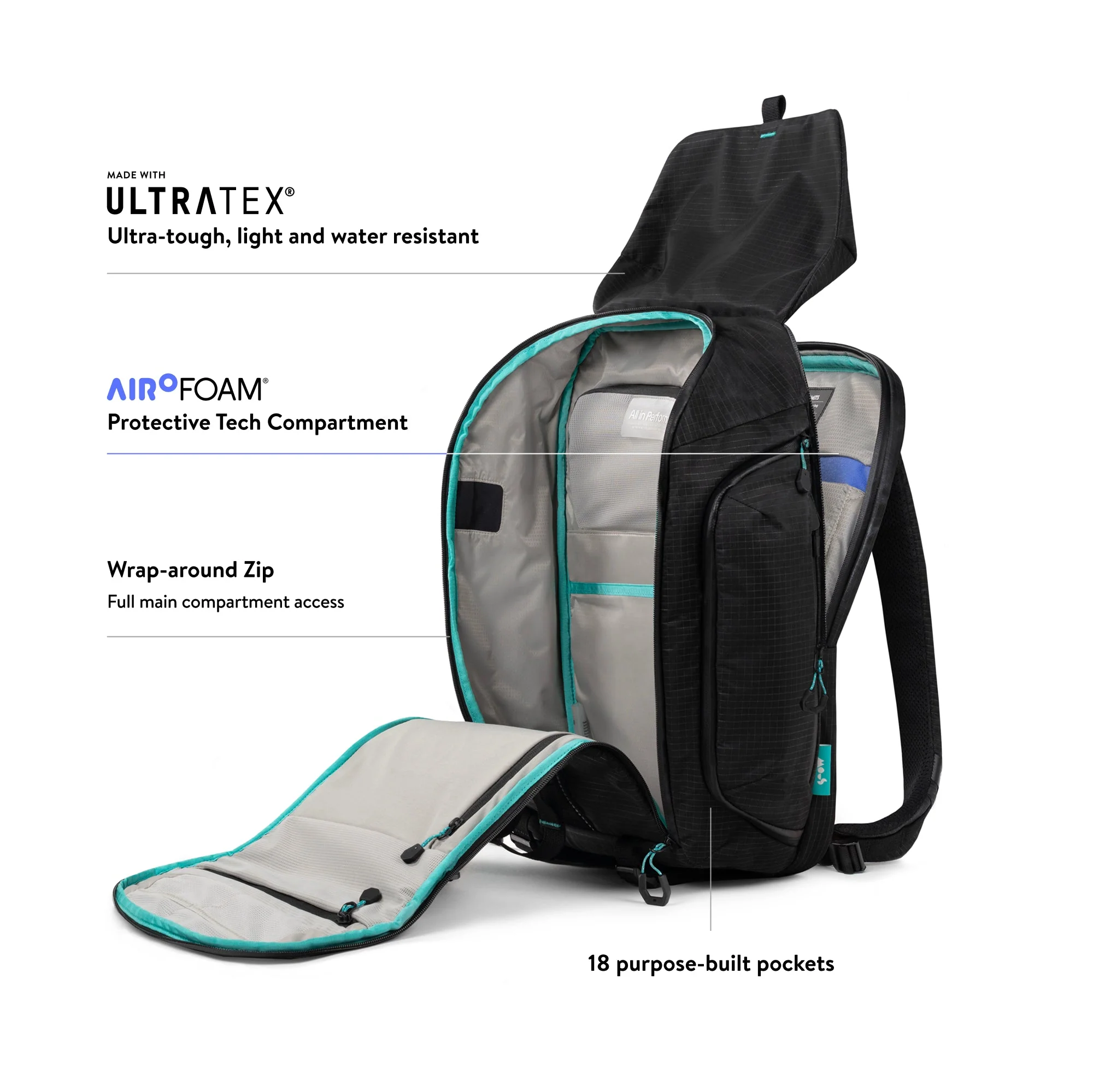 Protective Lid Backpack with UltraTex® - Optimal x Mercedes-AMG F1 Team - Image 4