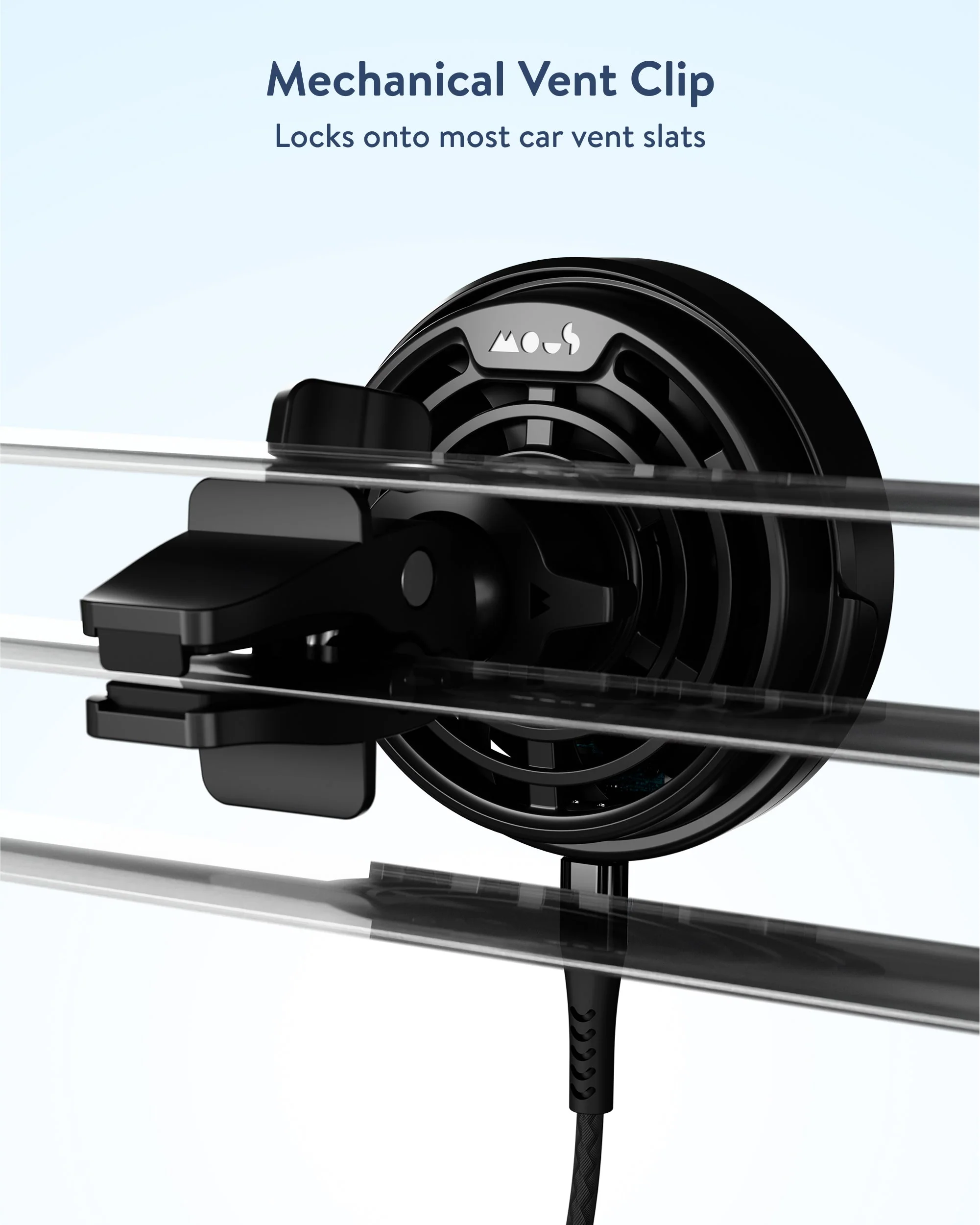 Wireless Charging Car Vent Clip - With Qi2 - Image 7