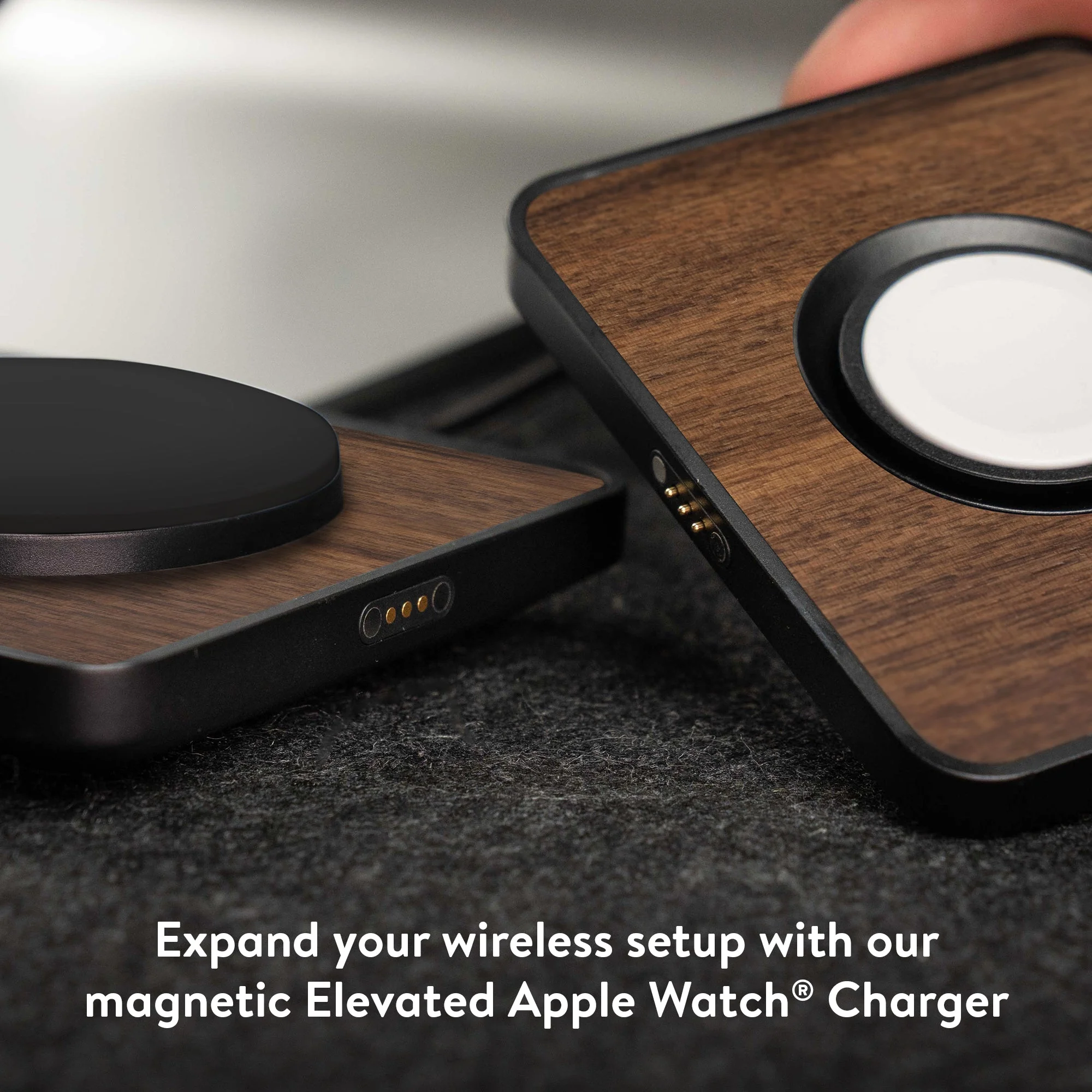 Walnut Wireless Charging Pad - Image 7